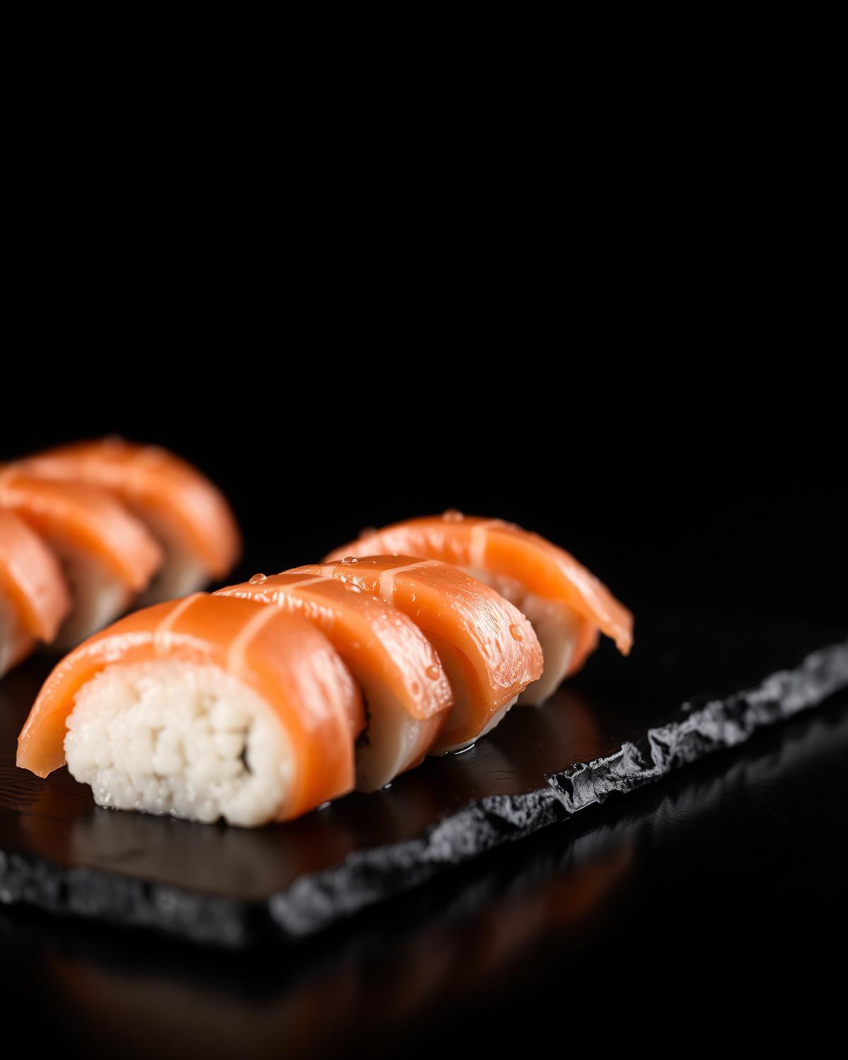Mockup de anúncio conceitual do Sushi N Roll